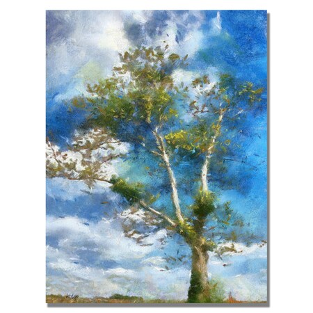 Lois Bryan 'The Tree Stands Alone' Canvas Art,30x47